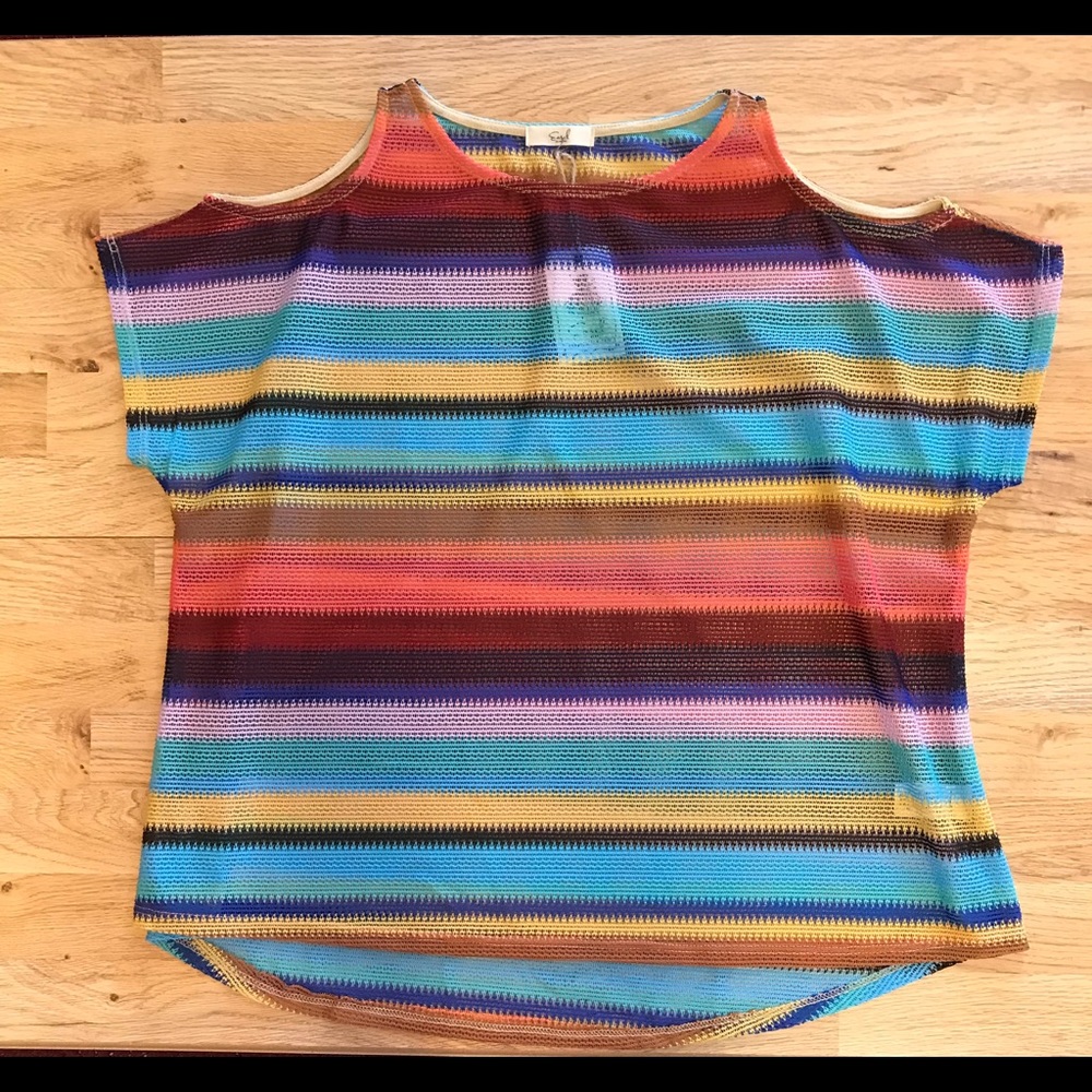 Open knit top